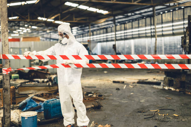 Professional Crime Scene Cleanup technician working in Cream Ridge, NJ
